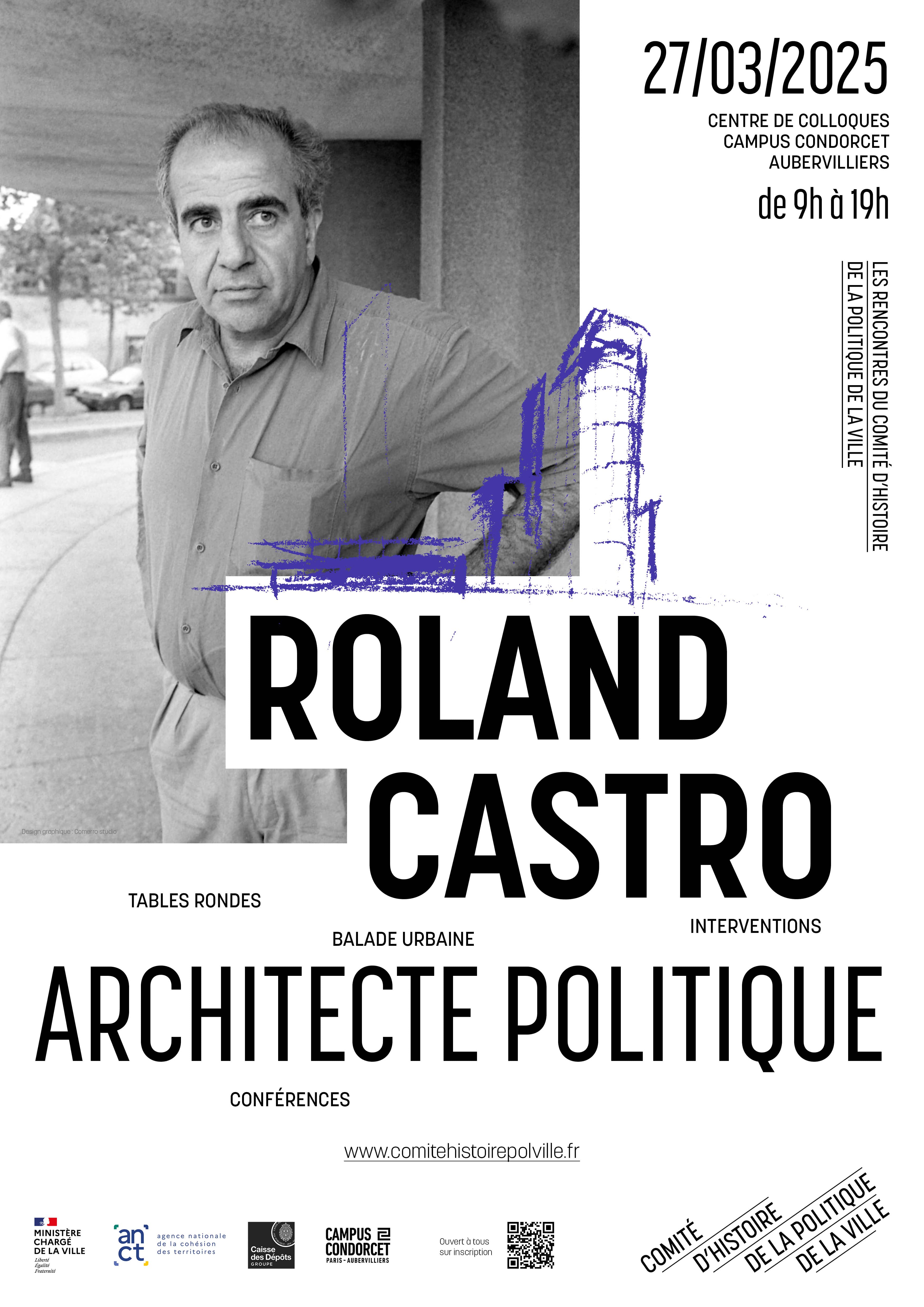Affiche - Roland Castro, architecte polique Affiche - Roland Castro, architecte polique